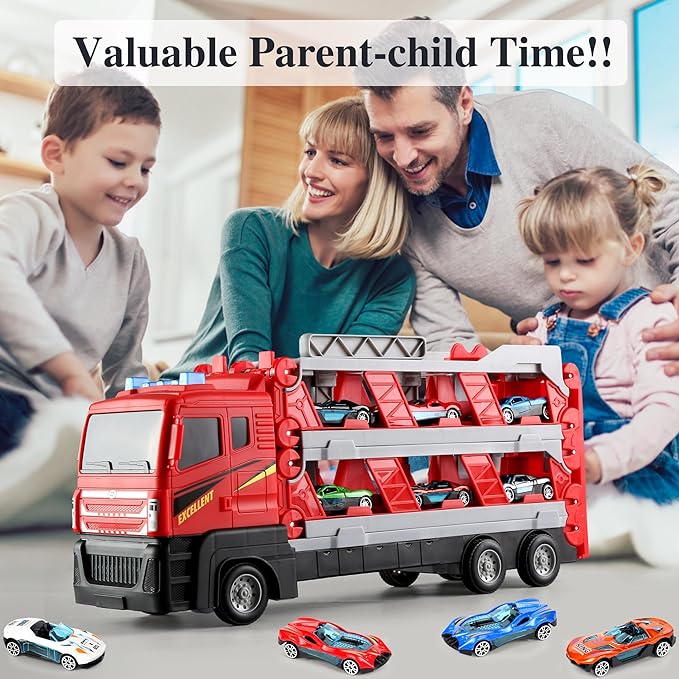 Catapulting Racing Track with Cars