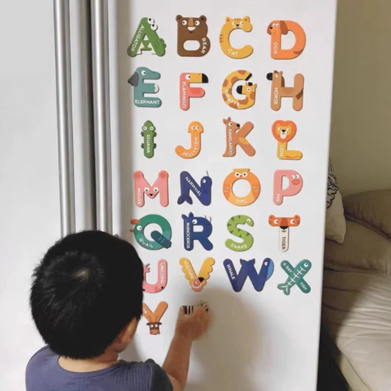 Animal Shaped Magnetic Alphabet