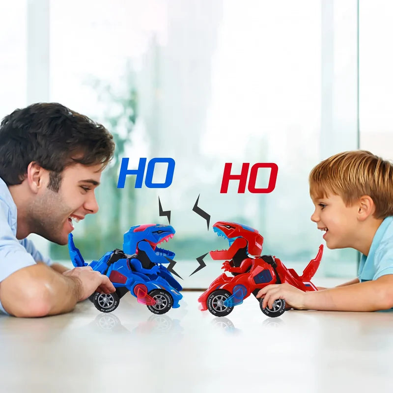 Transforming Dinosaur Led Car