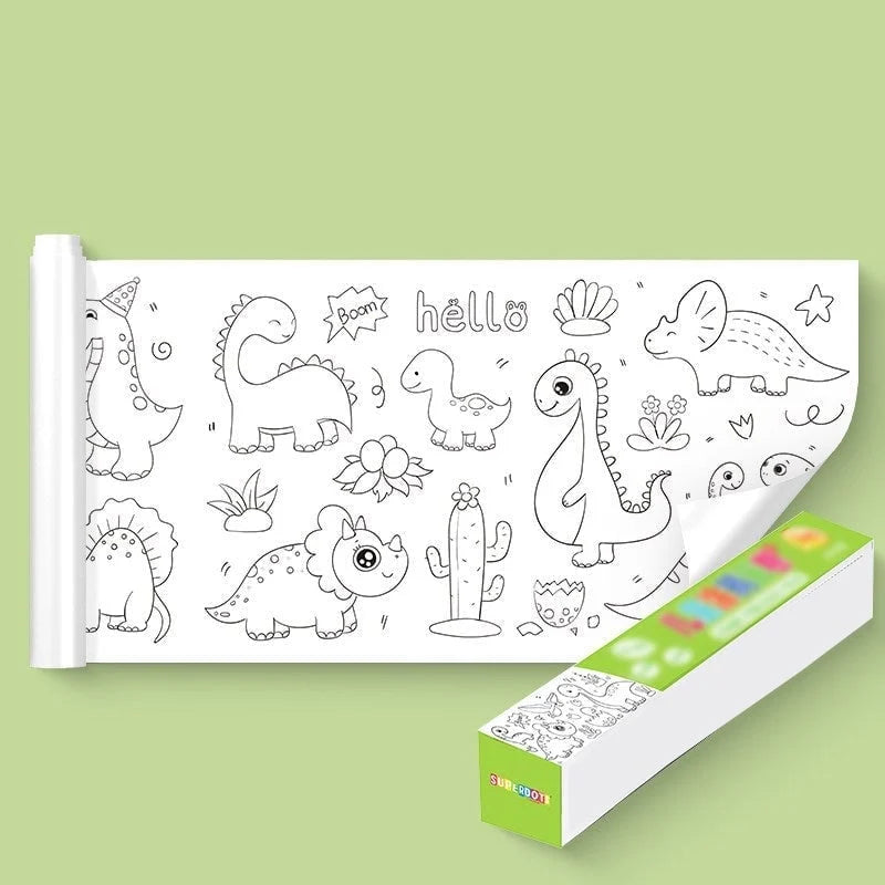 Children's Drawing Roll Full Kit