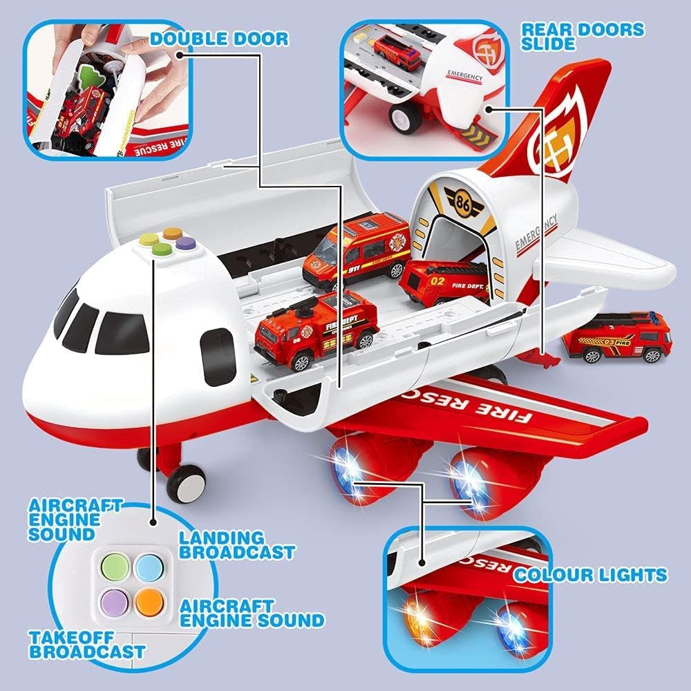 Aeroplane Car Toy Play Set
