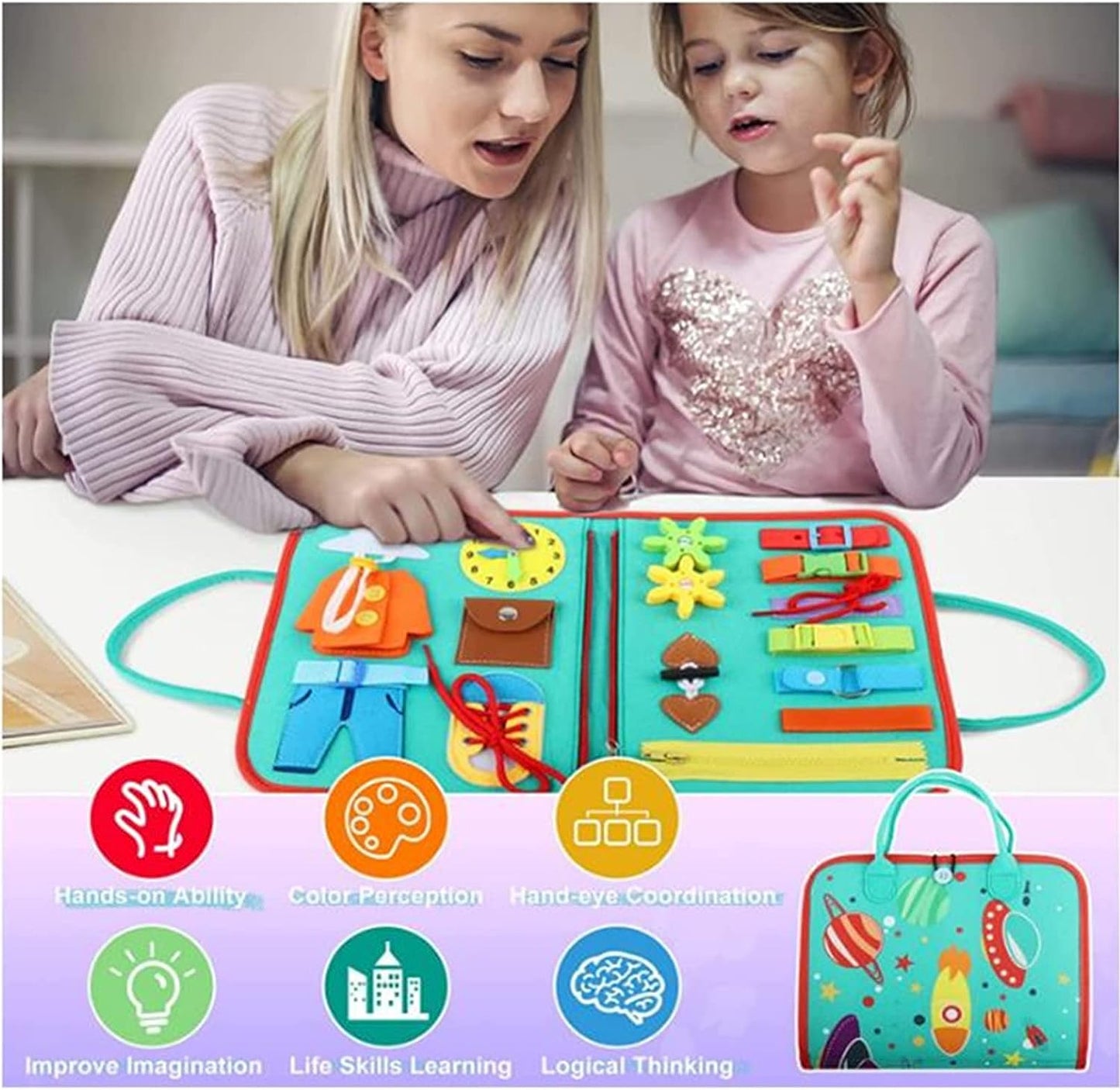 Montessori Toy Sensory Board for Kids