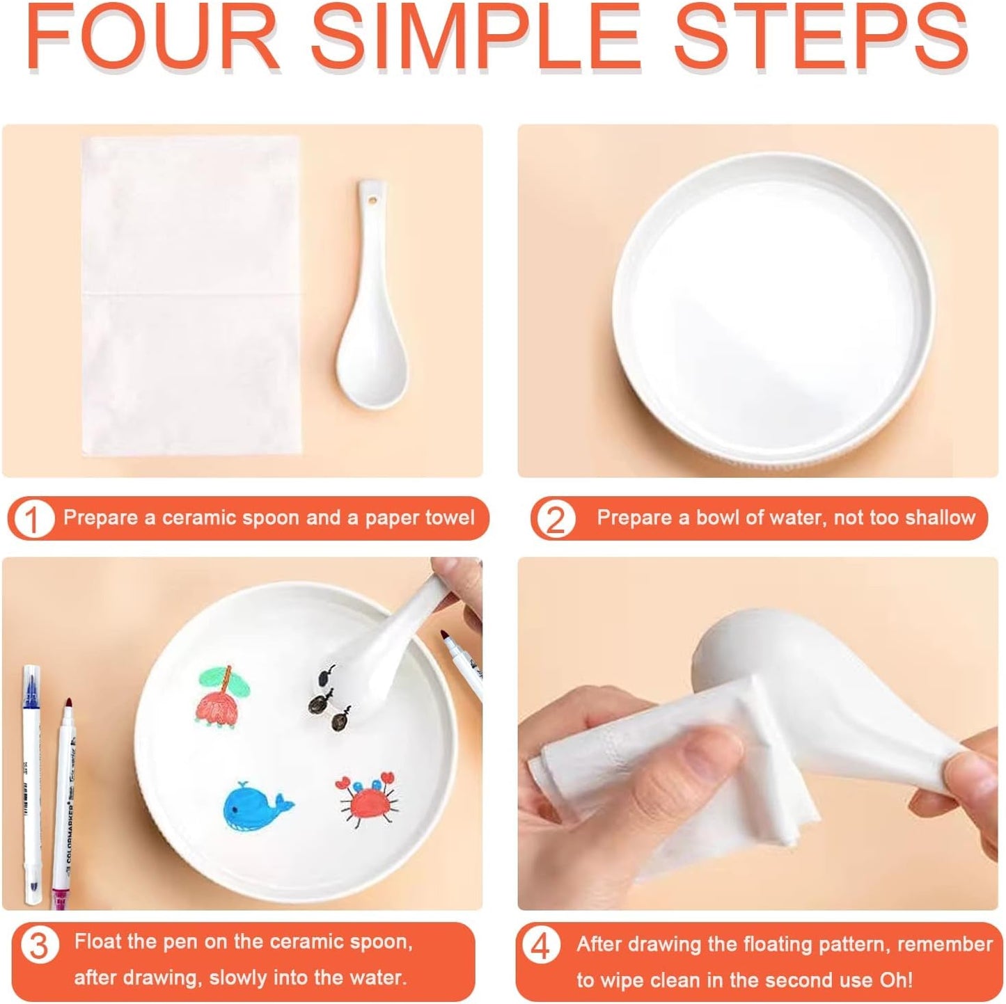 Magic Water Painting Pen (8Pcs)