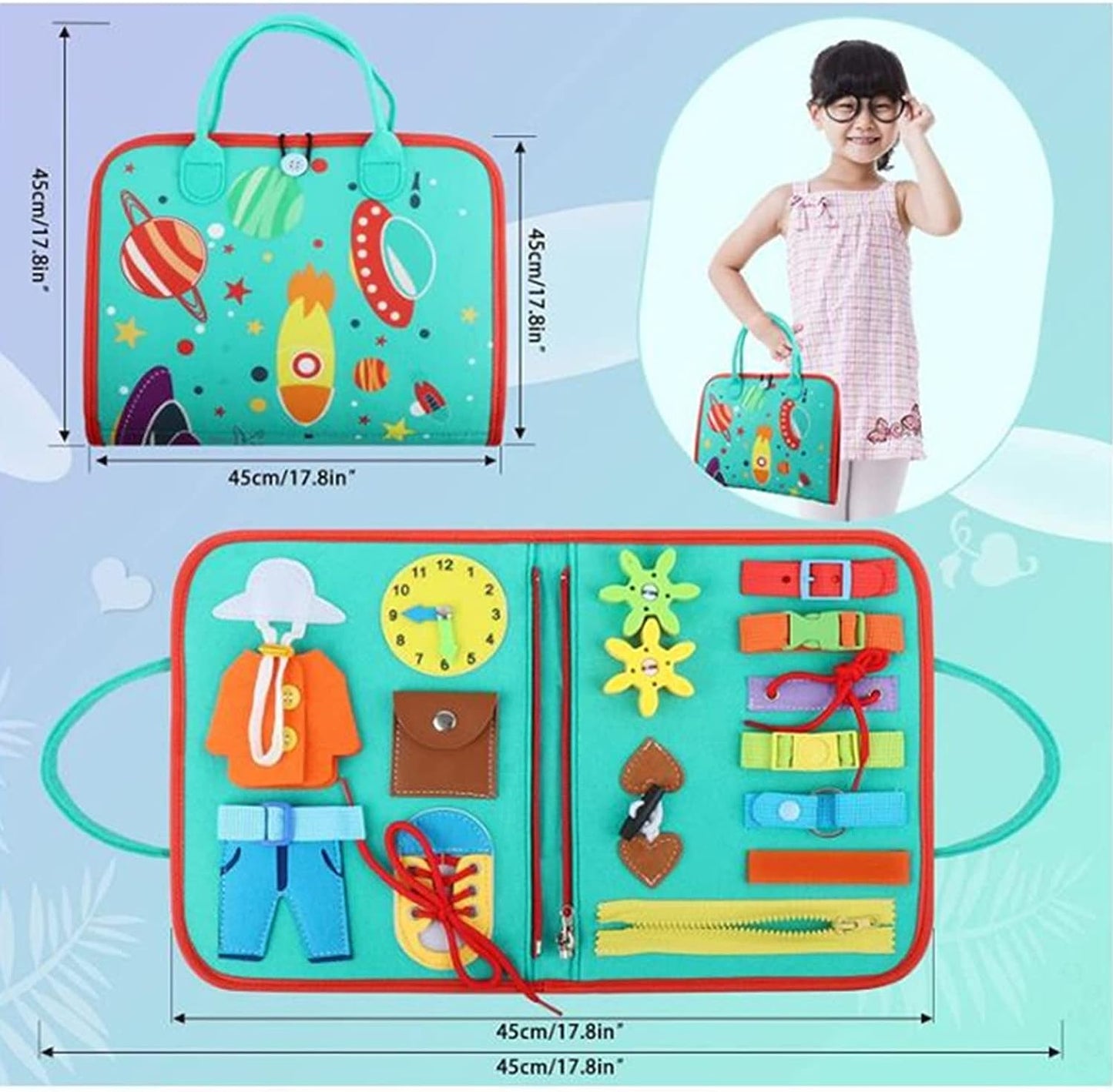 Montessori Toy Sensory Board for Kids