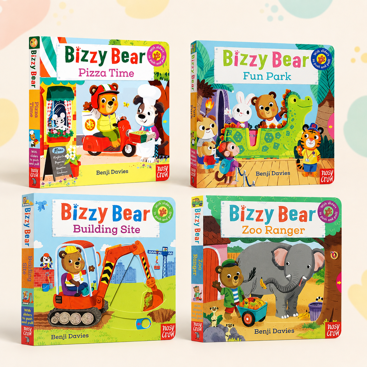 Kids Interactive Push-and-Pull Board Book