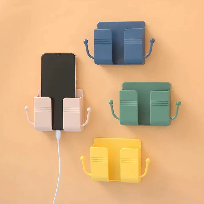 Self Adhesive Wall Mount Phone Holder - Set of 4 Pieces