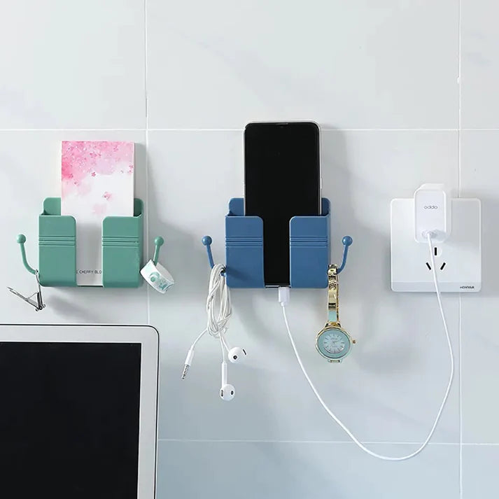 Self Adhesive Wall Mount Phone Holder - Set of 4 Pieces