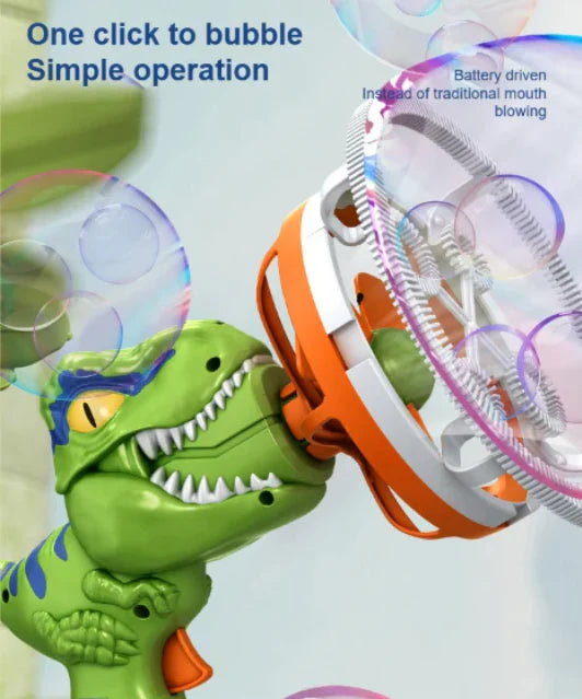 Electric Dinosaur Bubble Machine