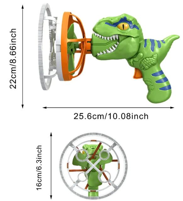 Electric Dinosaur Bubble Machine