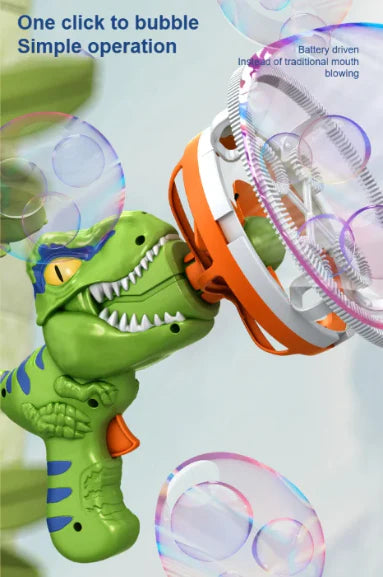 Electric Dinosaur Bubble Machine