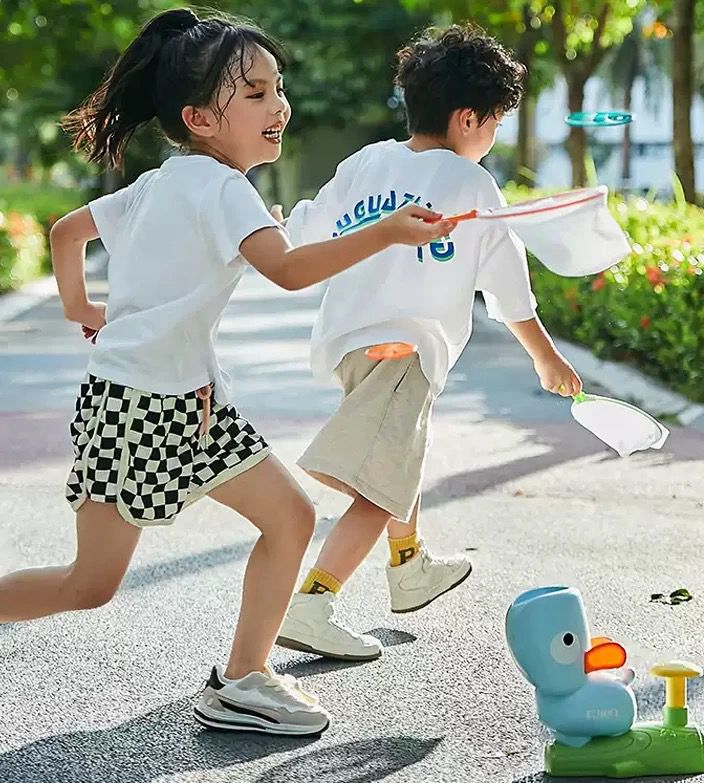 Kids Flying Disc Air Rocket Launcher