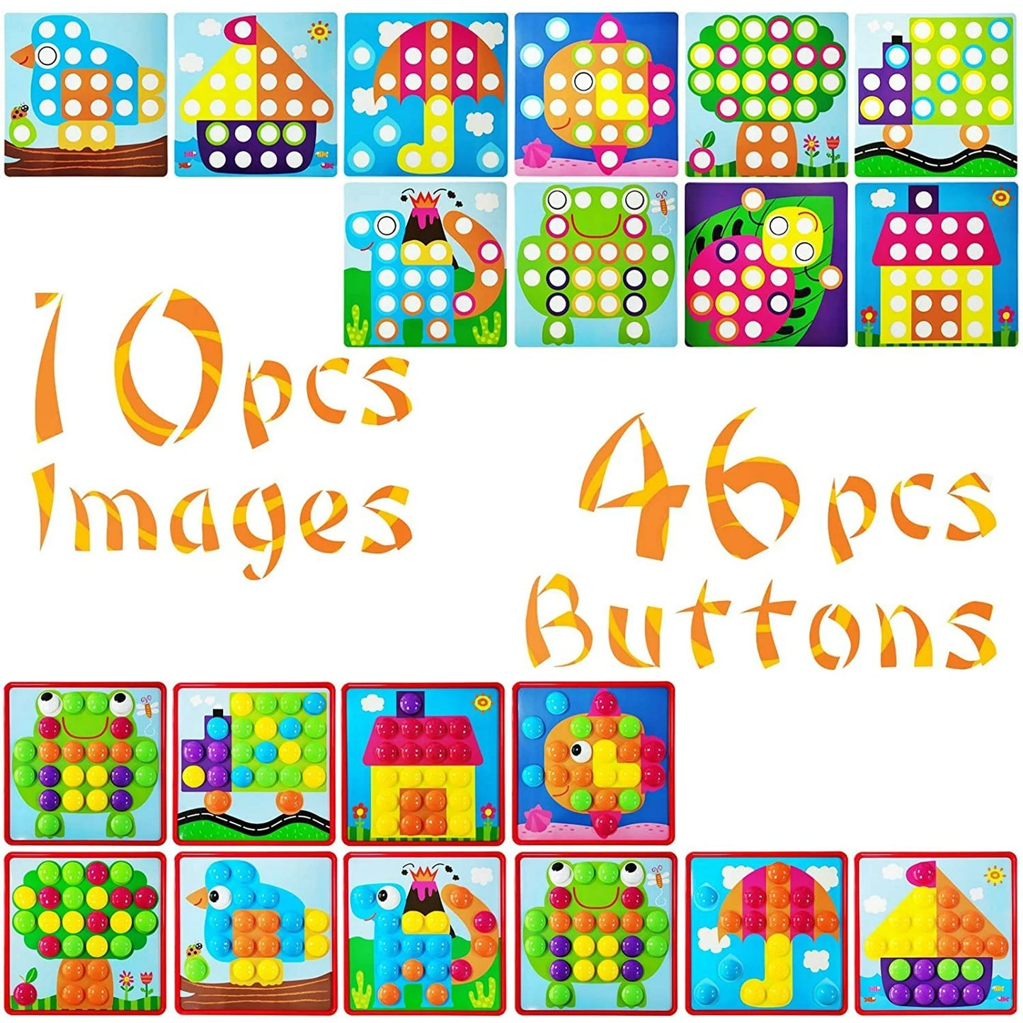 Button Art Toys for Kids