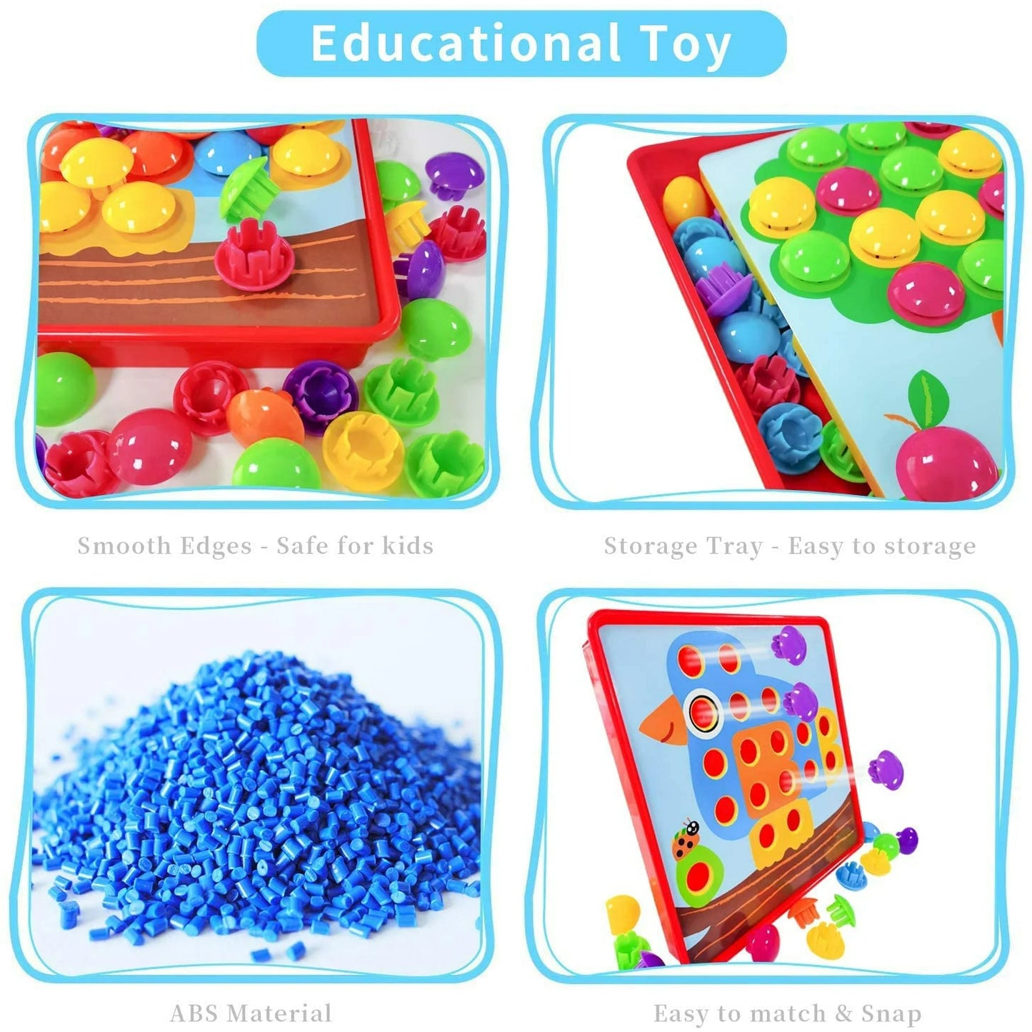 Button Art Toys for Kids
