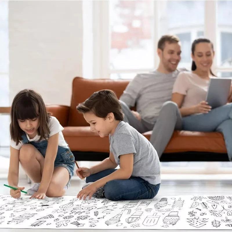 Children's Drawing Roll Full Kit
