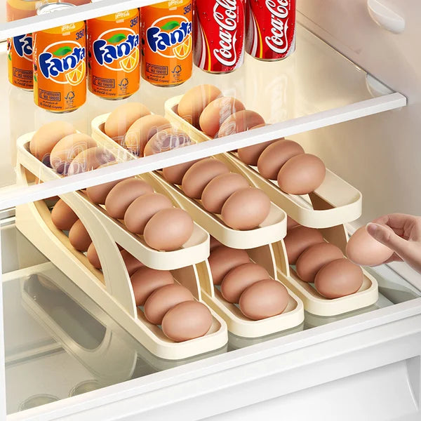 AUTOMATIC SCROLLING EGG RACK