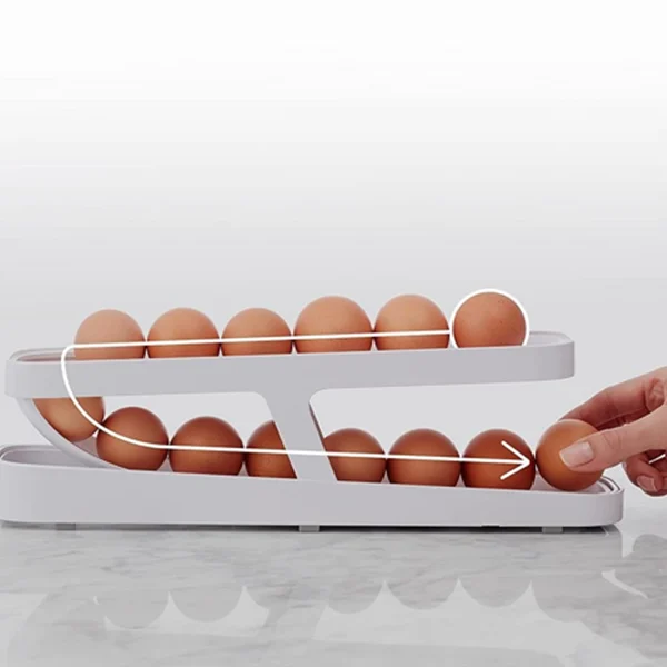 AUTOMATIC SCROLLING EGG RACK