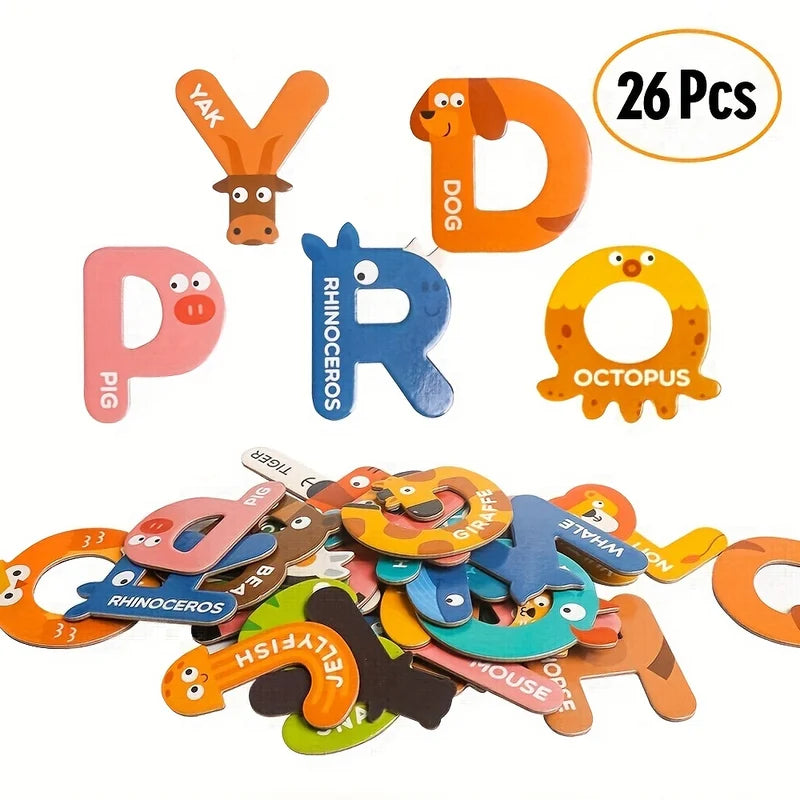Animal Shaped Magnetic Alphabet
