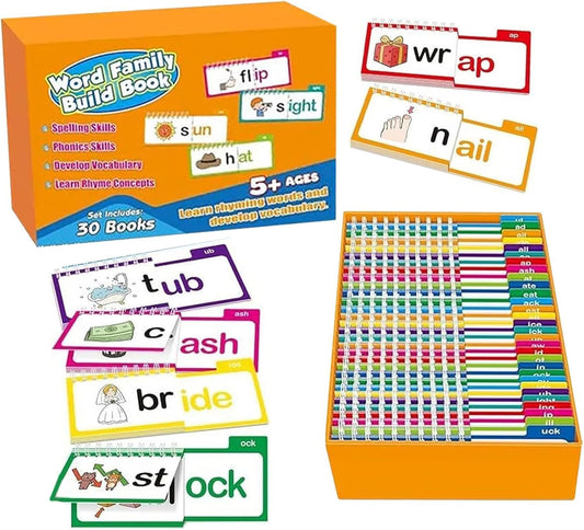 30 Read and Rhyme Flip Books