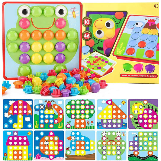 Button Art Toys for Kids