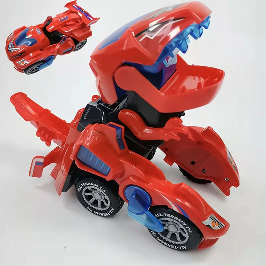 Transforming Dinosaur Led Car