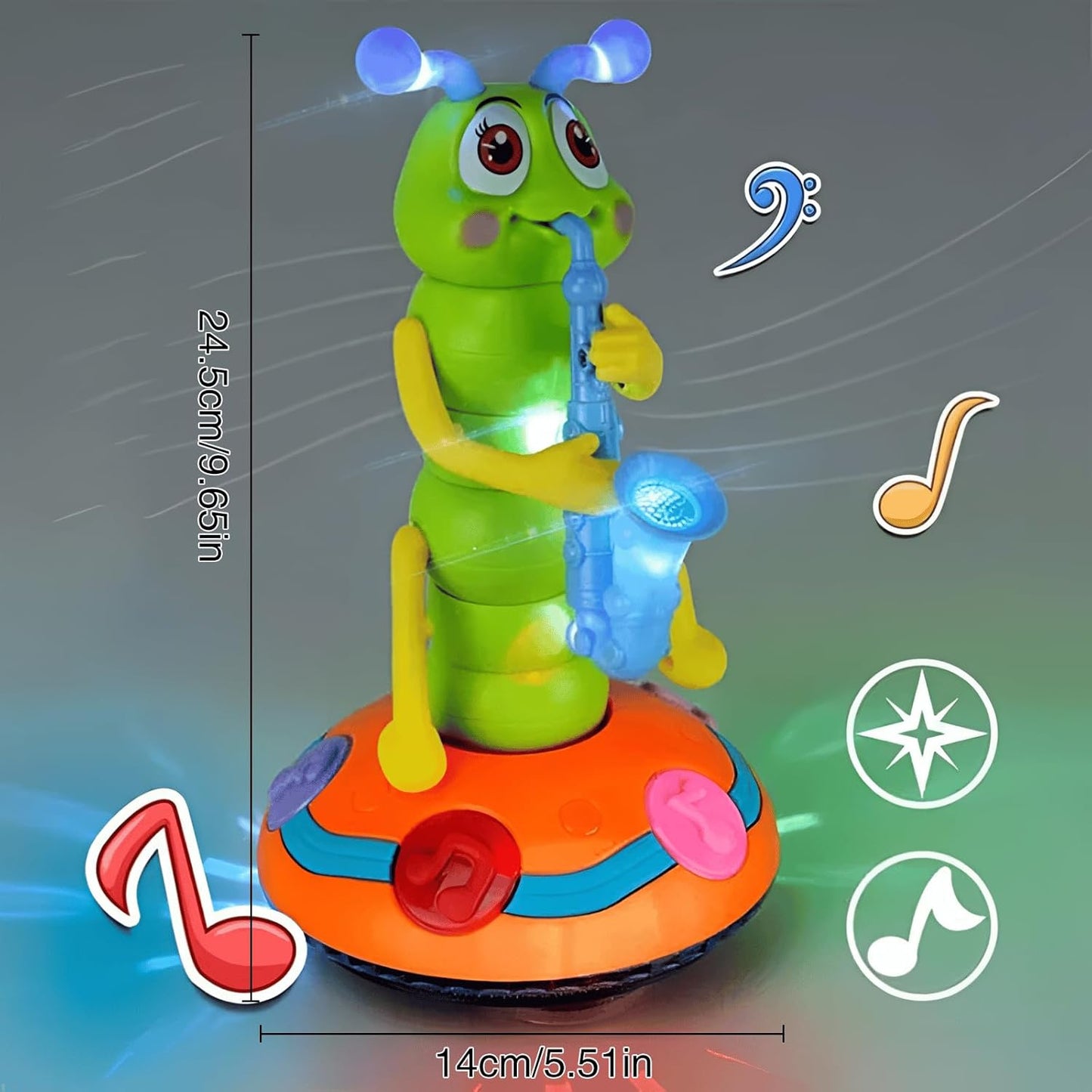 Dancing Saxophone Caterpillar