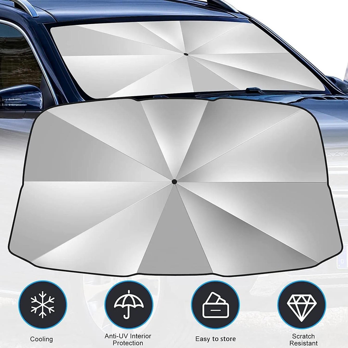 Car Sunshade Foldable Umbrella