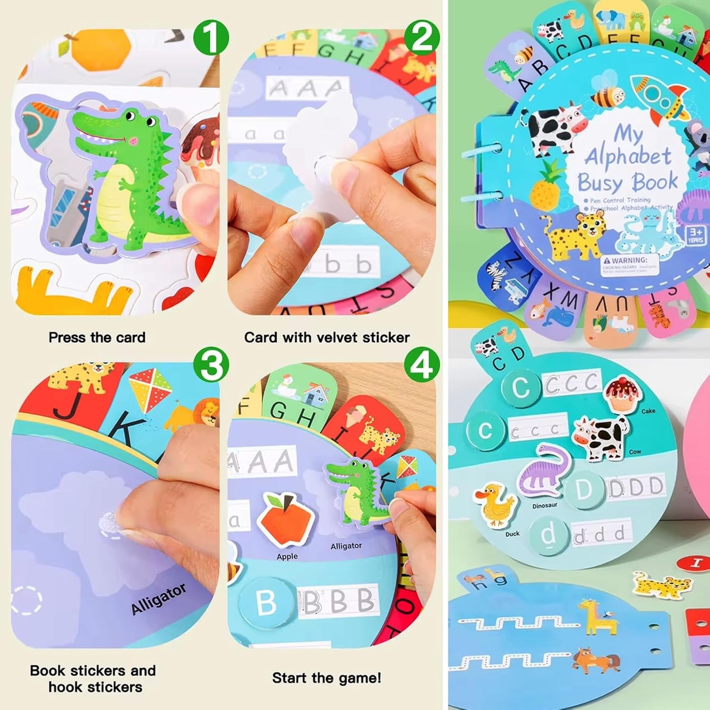 Alphabet Busy Book for Kids