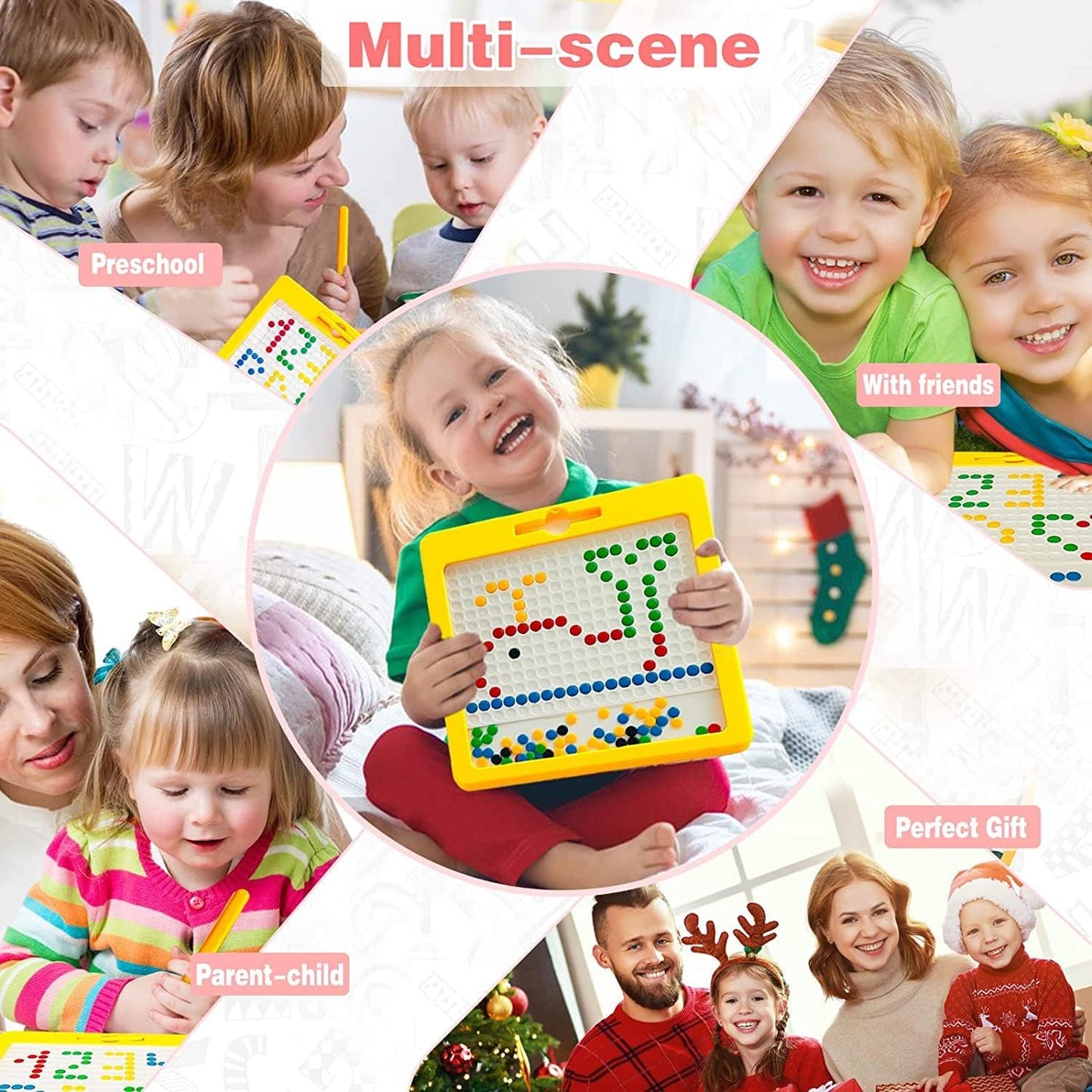 Large Magnetic Drawing Pad for Kids