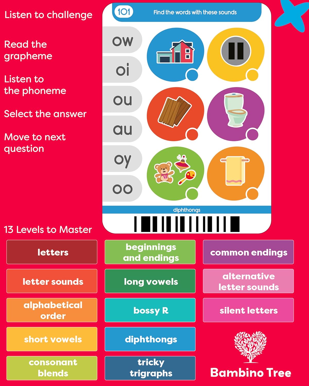 Tree Phonics Learning Pad