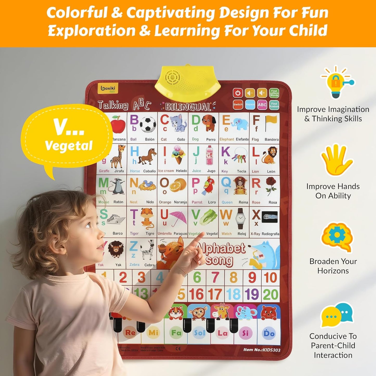 Talking Wall Chart for Kids