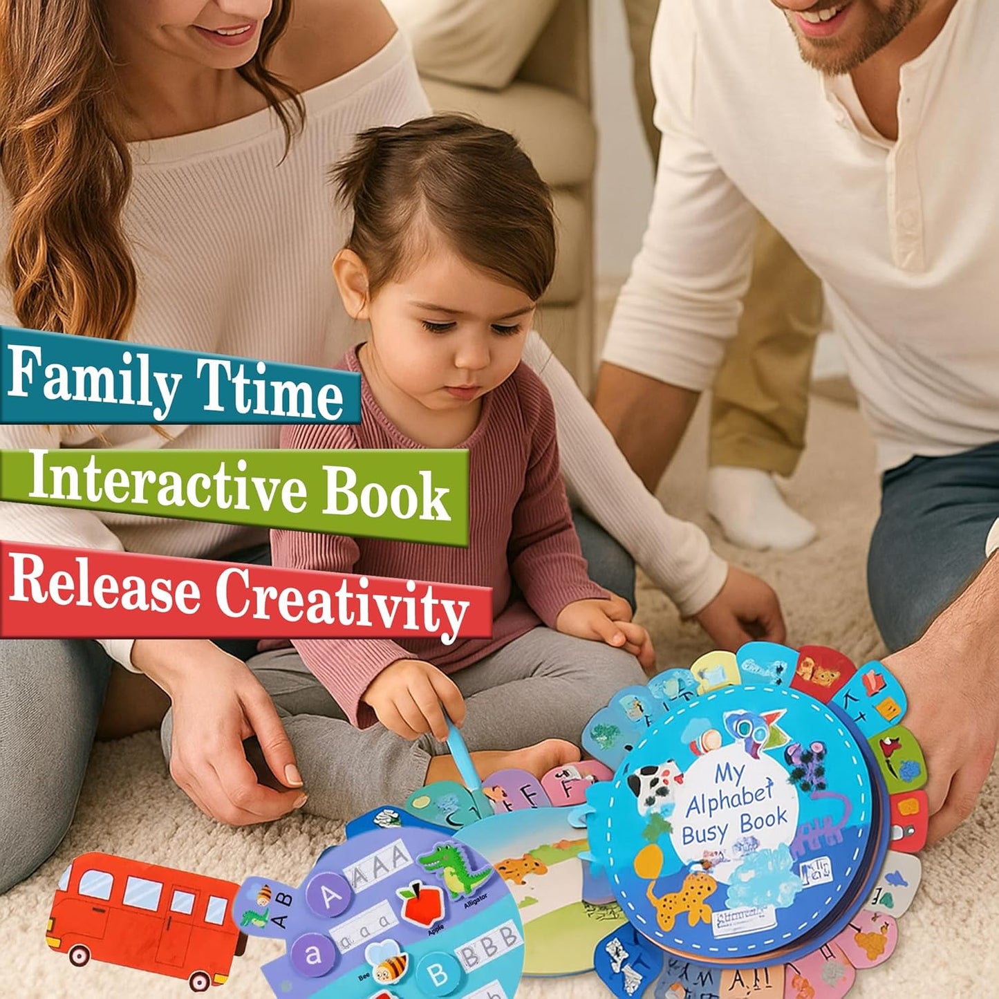 Alphabet Busy Book for Kids