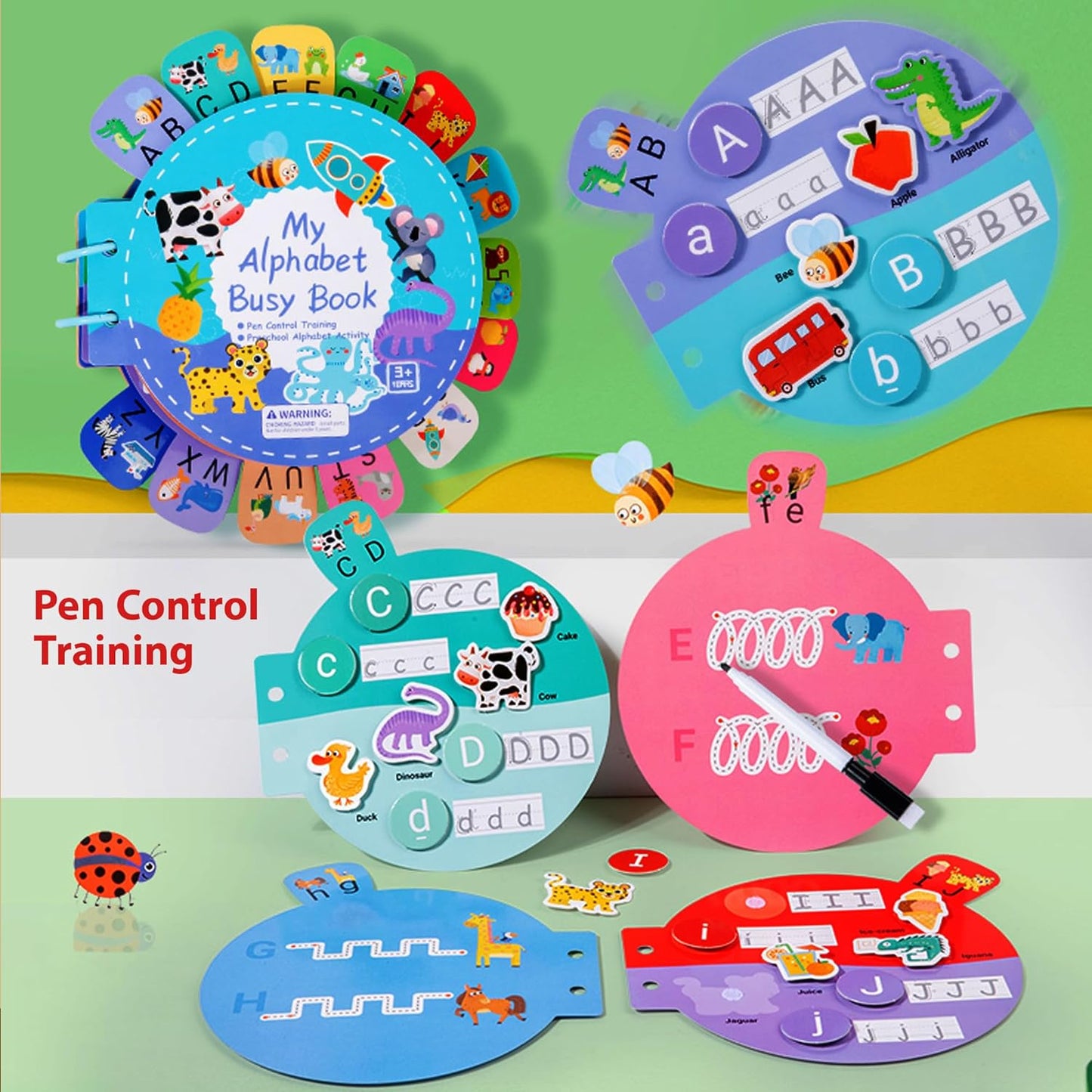 Alphabet Busy Book for Kids