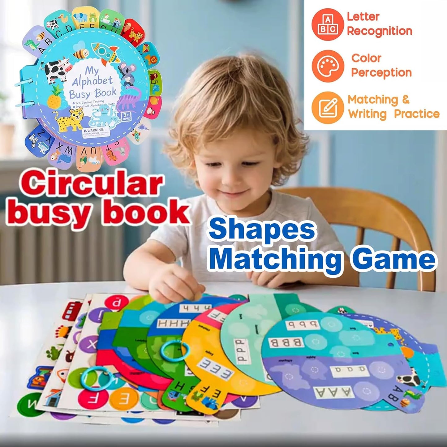 Alphabet Busy Book for Kids