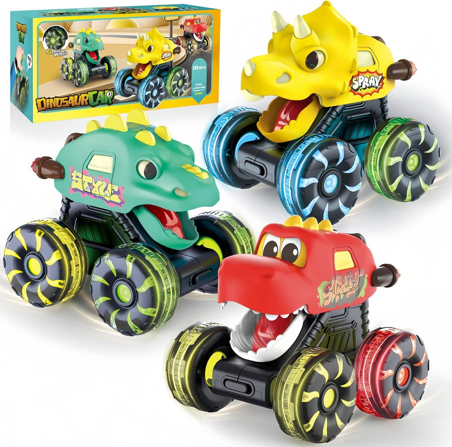 Press & Go Dino Truck Toy