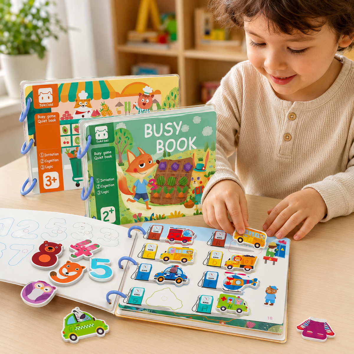 Educational Quiet Sticker Toy - New Version