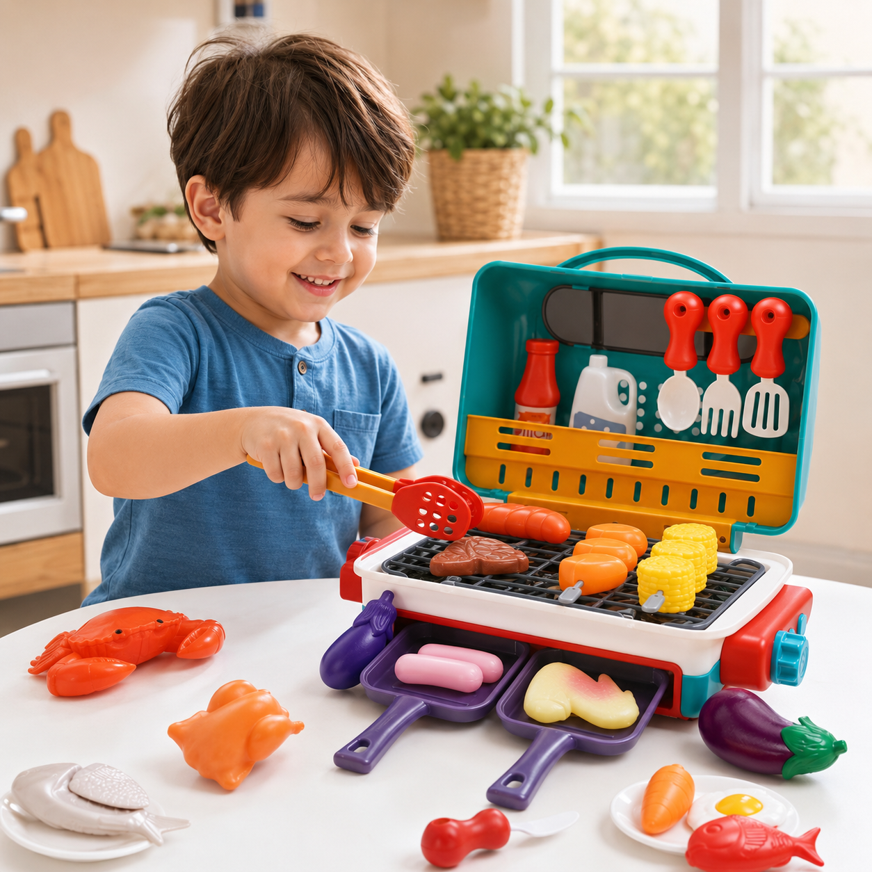 Kids Bbq Grill Toy👩‍🍳