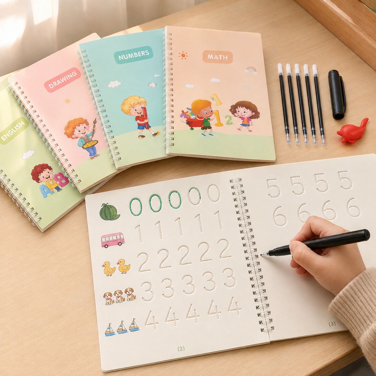 Kids Reusable Magic Book