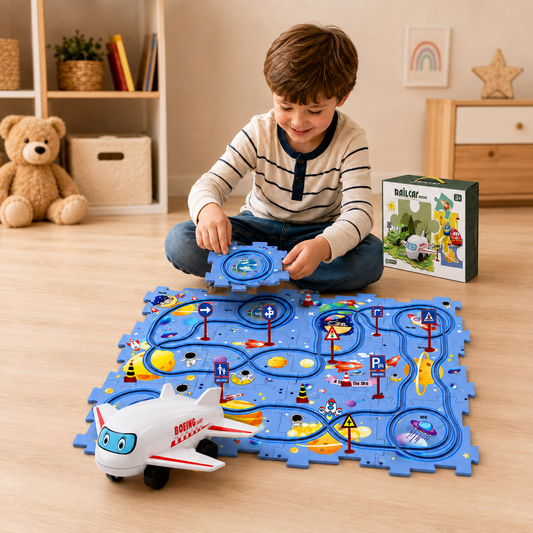 DIY Assembling Rail Car Toys