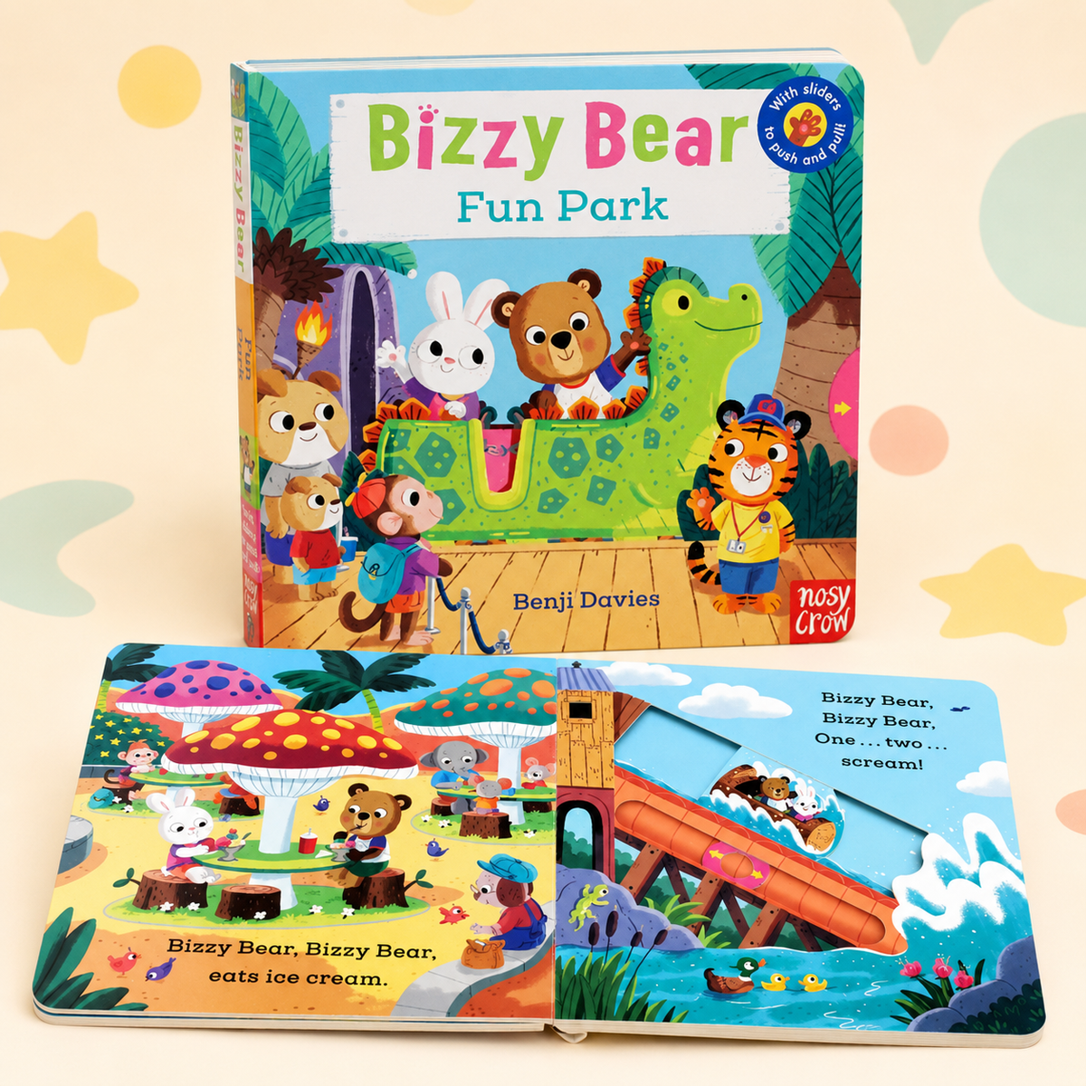 Kids Interactive Push-and-Pull Board Book