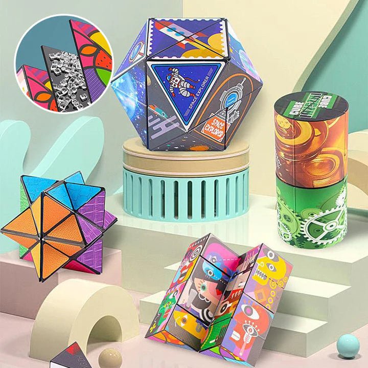 Extraordinary 3D Magic Cube - Set of 3pcs