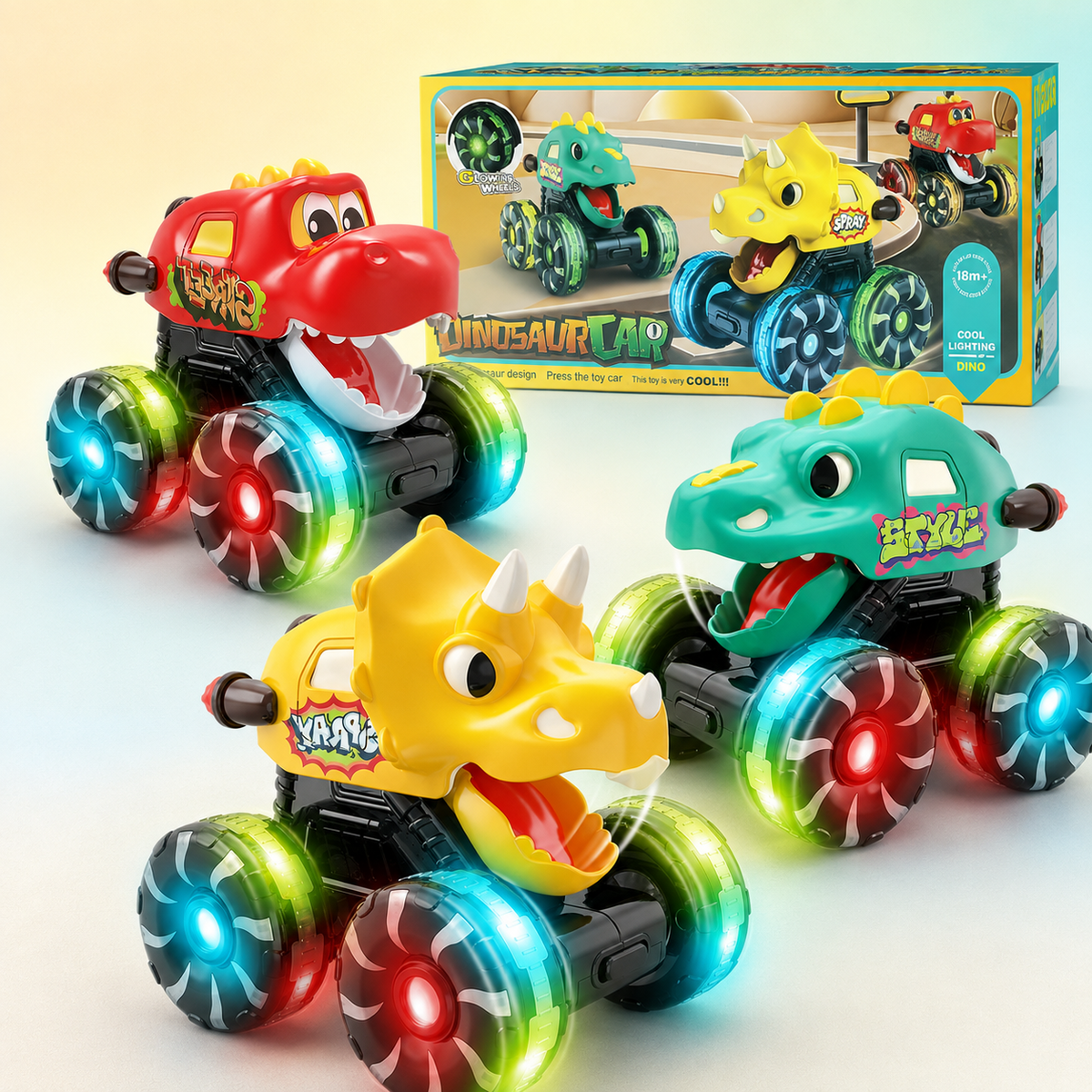 Press & Go Dino Truck Toy
