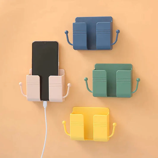 Self Adhesive Wall Mount Phone Holder - Set of 4 Pieces