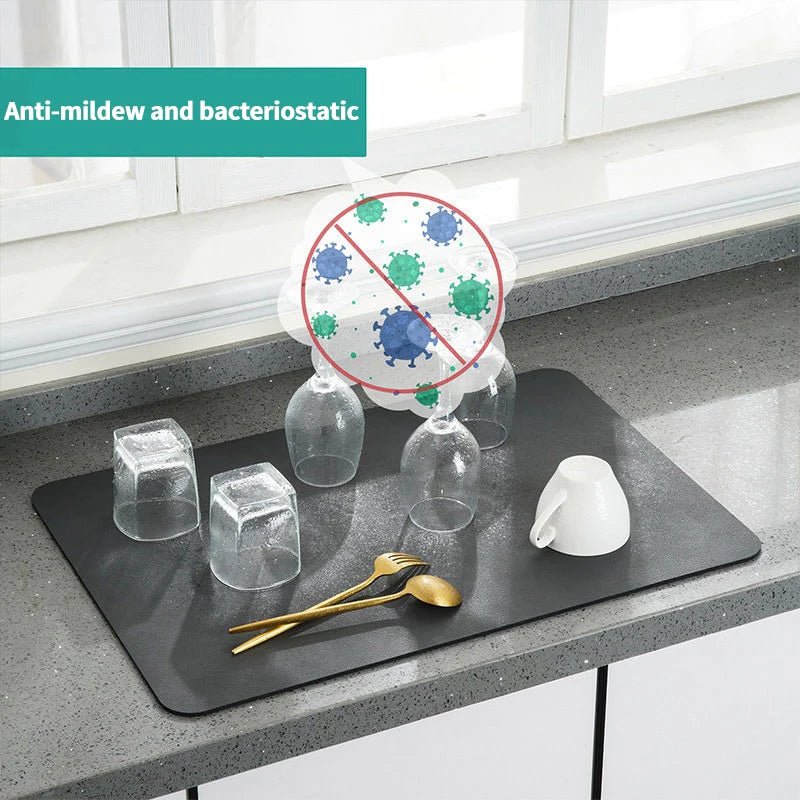 Kitchen Absorbent Draining Mat