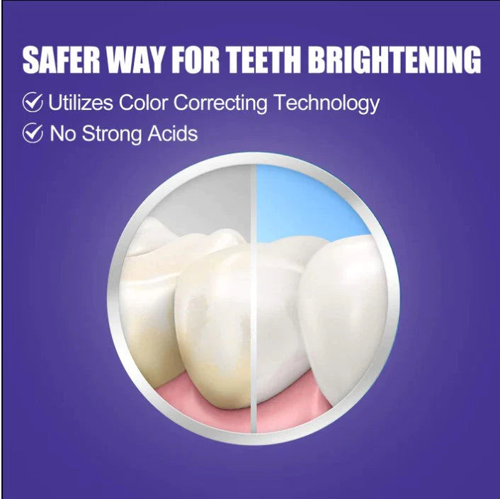 EELHOE Purple Bright-white Toothpaste Tooth Cleaning
