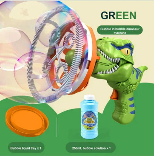 Electric Dinosaur Bubble Machine