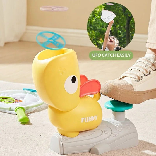 Kids Flying Disc Air Rocket Launcher