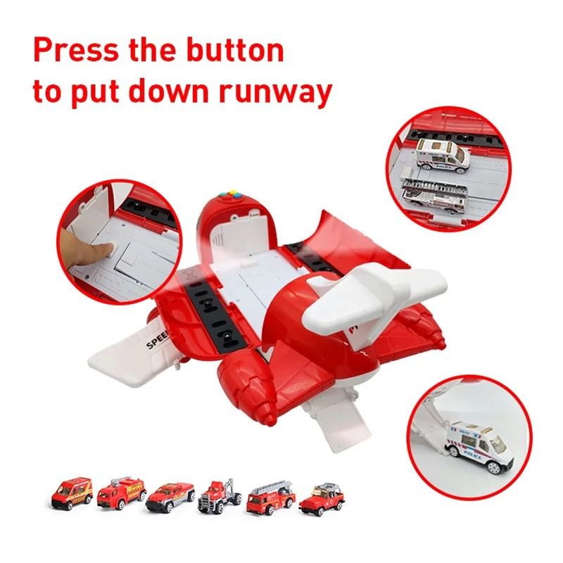 Aeroplane Car Toy Play Set