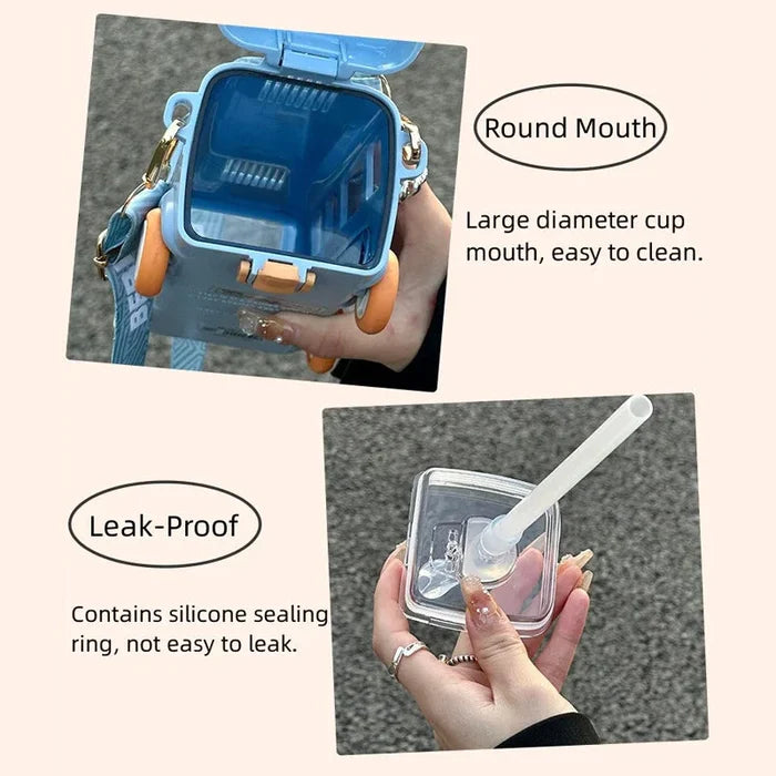 Portable Water Cup in Bus Shape (Mixed Colours)