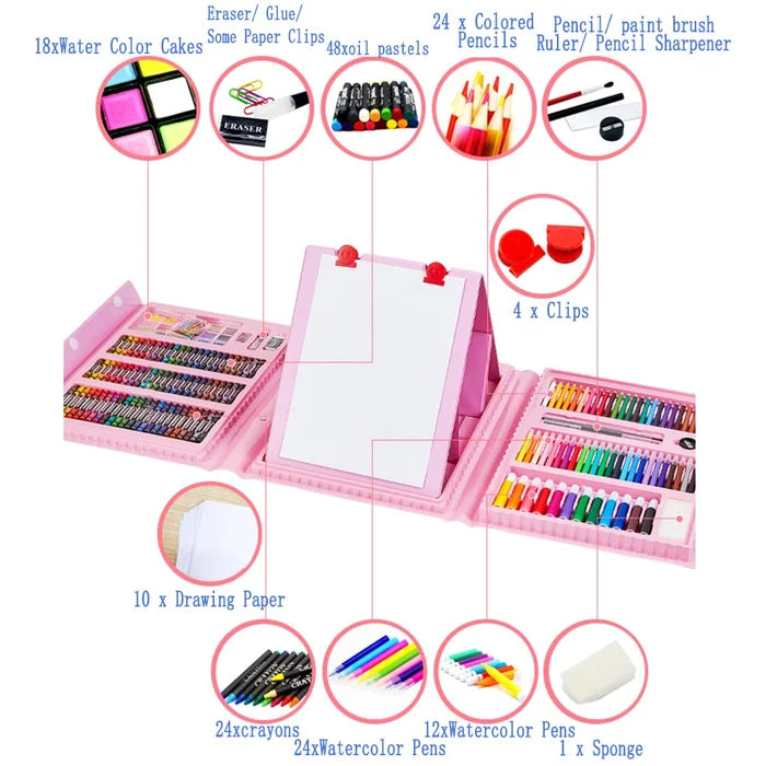 Deluxe 6-In-1 Art Creativity Set