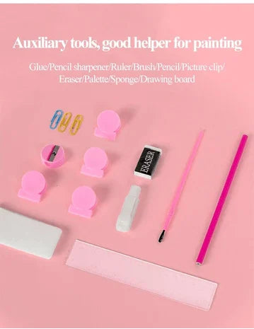 Deluxe 6-In-1 Art Creativity Set